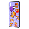 TPU+PC чехол Wave Majesty для Huawei P Smart Plus – Happy dog / light purple