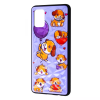 TPU+PC чехол Wave Majesty для Samsung Galaxy A31 – Happy dog / light purple