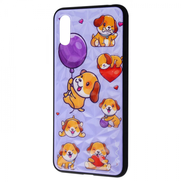 Чохол Wave Majesty для Xiaomi Redmi 9A Happy dog / light purple