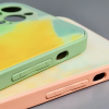 TPU+Glass чехол Bright Colors Case для Iphone 12 Pro Max – Crimson 124421