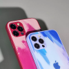 TPU+Glass чехол Bright Colors Case для Iphone 12 Pro Max – Crimson 124423