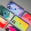 TPU+Glass чехол Bright Colors Case для Iphone 12 Pro Max – Crimson 124424