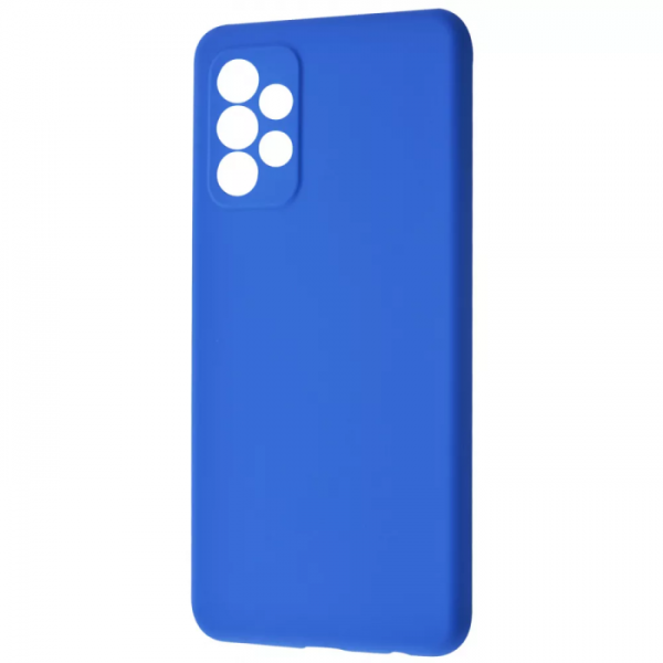 Чехол Silicone Case WAVE Full с микрофиброй для Samsung Galaxy A73 – Blue