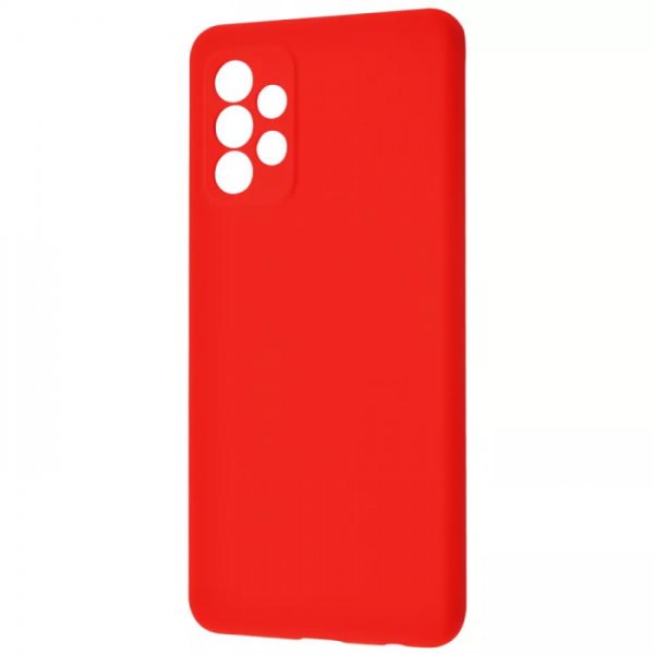 Чехол Silicone Case WAVE Full с микрофиброй для Samsung Galaxy A73 – Red