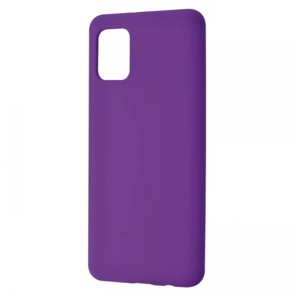 Чохол Silicone WAVE Full для Samsung Galaxy A31 Dark purple