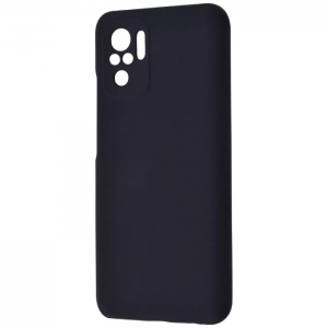 Чехол Silicone Case WAVE Full с микрофиброй для Xiaomi Redmi Note 10 / Note 10s / Poco M5s – Black