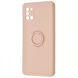 Чехол WAVE Light Color Ring c креплением под магнитный держатель для Samsung Galaxy A31 – Pink sand