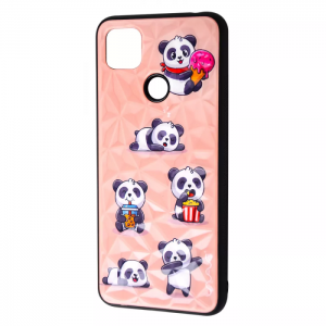 TPU+PC чехол Wave Majesty для Xiaomi Redmi 9C / Redmi 10A – Baby panda / light pink