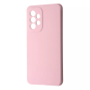 Чехол Silicone Case WAVE Full с микрофиброй для Samsung Galaxy A53 5G – Pink sand