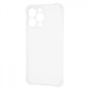 Прозрачный силиконовый TPU чехол с усиленными углами для iPhone 13 Pro Max – Clear