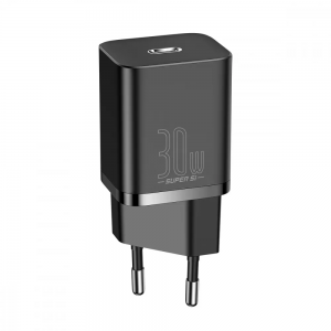 Сетевое зарядное устройство Baseus Super Silicone PD Charger 30W (Type-C) – Black