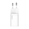 Мережевий зарядний пристрій Baseus Super Silicone PD Charger 30W Type-C White