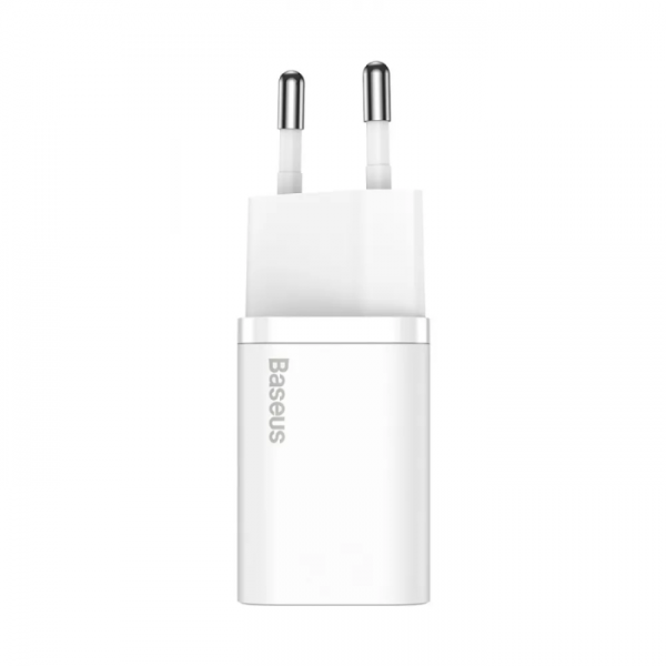 Мережевий зарядний пристрій Baseus Super Silicone PD Charger 30W Type-C White