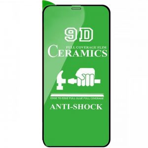 Защитная пленка Ceramics 9D для iPhone 13 / 13 Pro – Black