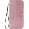 Кожаный чехол-книжка Art Case с визитницей для Tecno Pop 4 LTE – Розовый