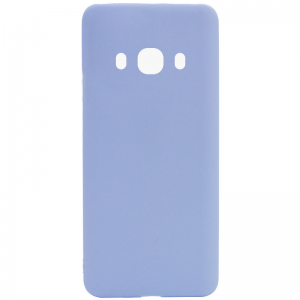 Матовый силиконовый TPU чехол для Samsung J510F Galaxy J5 (2016) – Голубой / Lilac Blue