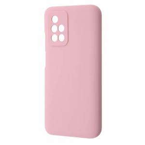 Чехол Silicone Case WAVE Full с микрофиброй для Xiaomi Redmi 10 – Pink sand