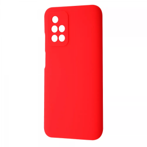 Чехол Silicone Case WAVE Full с микрофиброй для Xiaomi Redmi 10 – Red