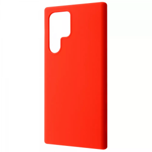 Чехол Silicone Case WAVE Full с микрофиброй для Samsung Galaxy S22 Ultra – Red