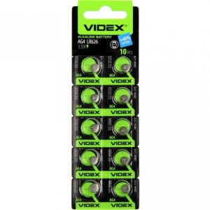 Батарейка Videx Alkaline Battery AG4 LR626 1.5V – 1 шт
