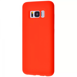 Чехол Silicone Case WAVE Full с микрофиброй для Samsung Galaxy S8 – Red