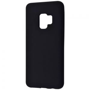 Чехол Silicone Case WAVE Full с микрофиброй для Samsung Galaxy S9 – Black