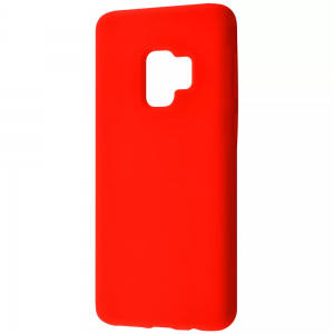 Чехол Silicone Case WAVE Full с микрофиброй для Samsung Galaxy S9 – Red