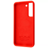 Чехол Silicone Case WAVE Full с микрофиброй для Samsung Galaxy S22 – Red 132931