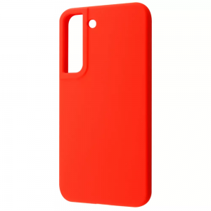 Чехол Silicone Case WAVE Full с микрофиброй для Samsung Galaxy S22 – Red
