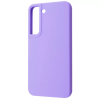 Чехол Silicone Case WAVE Full с микрофиброй для Samsung Galaxy S22 – Light purple