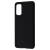 Чехол Silicone Case WAVE Full с микрофиброй для Samsung Galaxy S20 Plus – Black