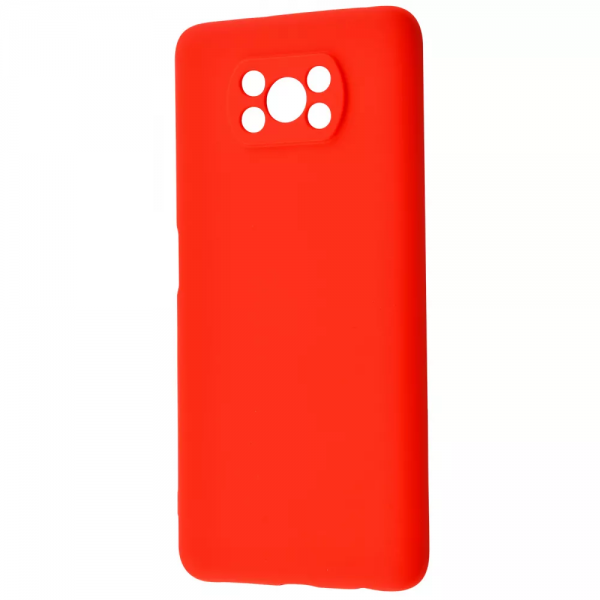 Чехол WAVE Colorful Case с микрофиброй для Xiaomi Poco X3 NFC / Poco X3 Pro – Red