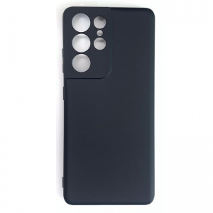 Чехол Silicone Cover Lakshmi Full Camera (A) для Samsung Galaxy S21 Ultra – Черный / Black