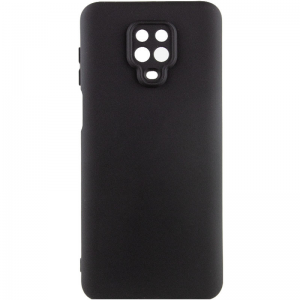 Чехол Silicone Cover Lakshmi Full Camera (A) для Xiaomi Redmi Note 9 Pro / 9s – Черный / Black