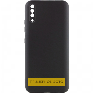 Чехол Silicone Cover Lakshmi Full Camera (A) для Tecno Spark 7 – Черный / Black