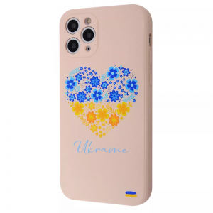 Чехол патриотический WAVE Ukraine Edition Case с микрофиброй для iPhone 11 Pro – Ukraine heart
