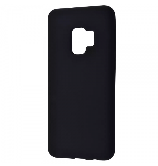 Чехол Silicone Cover Lakshmi Full Camera (A) для Samsung Galaxy S9 – Черный / Black