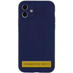 Чехол Silicone Case Lakshmi Square Full Camera для Apple Iphone 6 / 6s – Темно-синий / Midnight blue