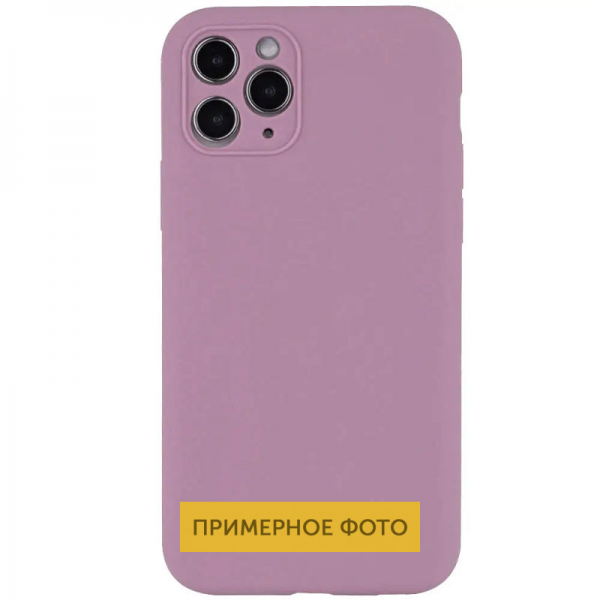 Чехол Silicone Case Lakshmi Square Full Camera для Apple iPhone 13 Pro – Лиловый / Lilac Pride