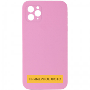 Чехол Silicone Case Lakshmi Square Full Camera для Apple Iphone X / XS – Розовый / Light pink