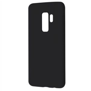 Чехол Silicone Cover Lakshmi Full Camera (A) для Samsung Galaxy S9 Plus – Черный / Black