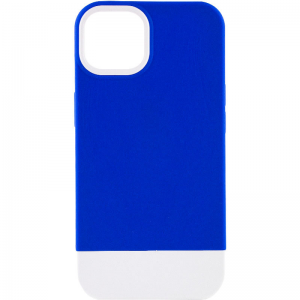 Чехол TPU+PC Bichromatic для Apple iPhone 11 – Navy Blue / White