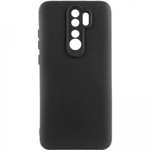 Чехол Silicone Cover Lakshmi Full Camera (A) для Xiaomi Redmi Note 8 Pro – Черный / Black