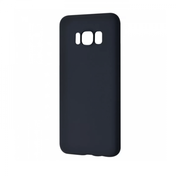 Чехол Silicone Cover Lakshmi Full Camera (A) для Samsung Galaxy S8 – Черный / Black
