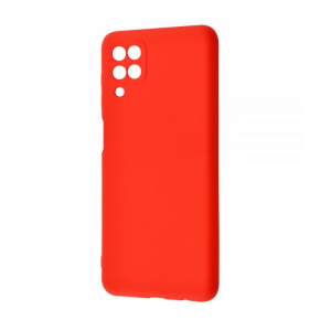 Чехол Silicone Case WAVE Full с микрофиброй для Samsung Galaxy A12 / M12 – Red