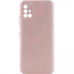 Чехол Silicone Cover Lakshmi Full Camera (A) для Samsung Galaxy A51 – Розовый  / Pink Sand