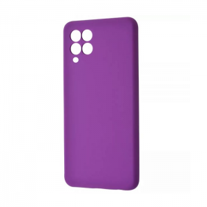 Чехол Silicone Case WAVE Full с микрофиброй для Samsung Galaxy A12 / M12 – Purple