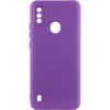Чехол Silicone Cover Lakshmi Full Camera (A) для ZTE Blade A51 – Фиолетовый / Purple