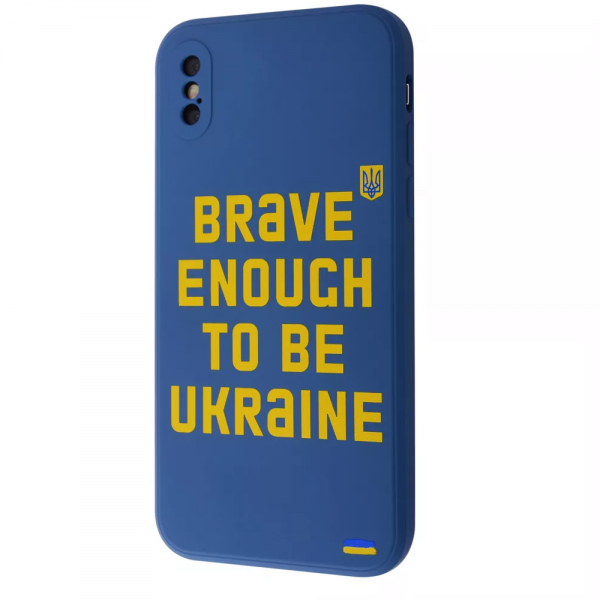 Чохол патріотичний WAVE Ukraine для Iphone XS Max Brave