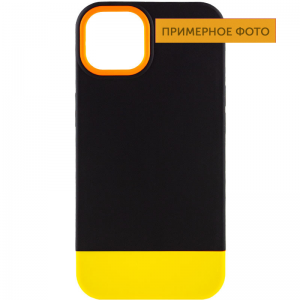 Чехол TPU+PC Bichromatic для Apple iPhone 11 – Black / Yellow